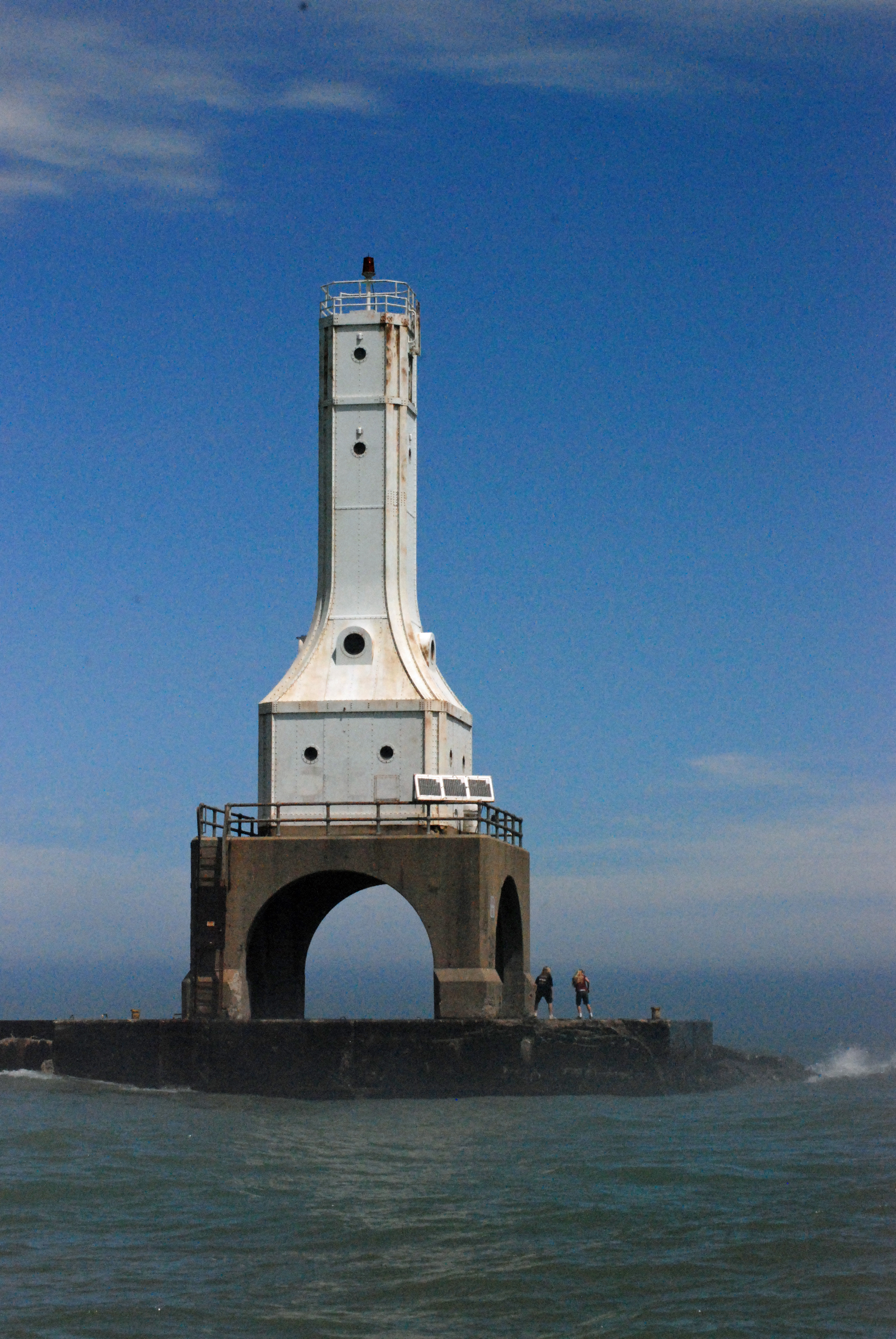 tall white lighthouse