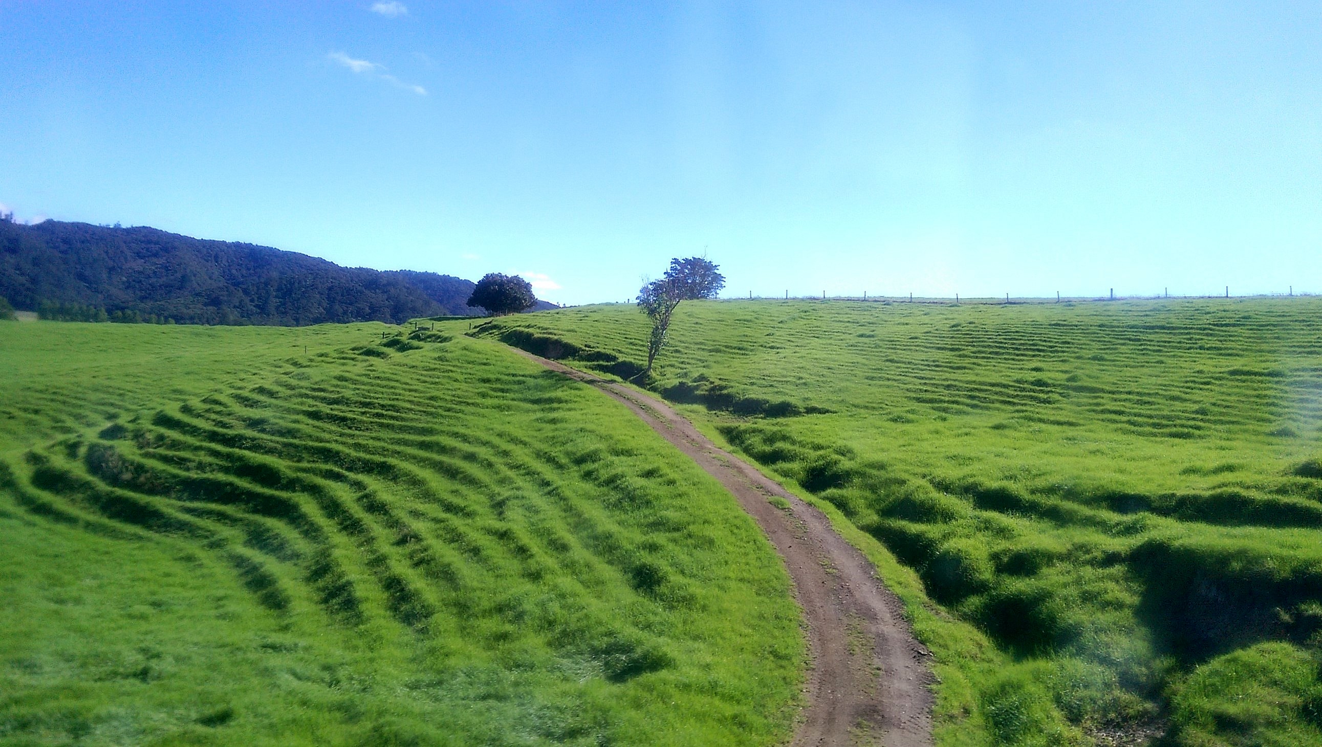 bus ride hill ridges